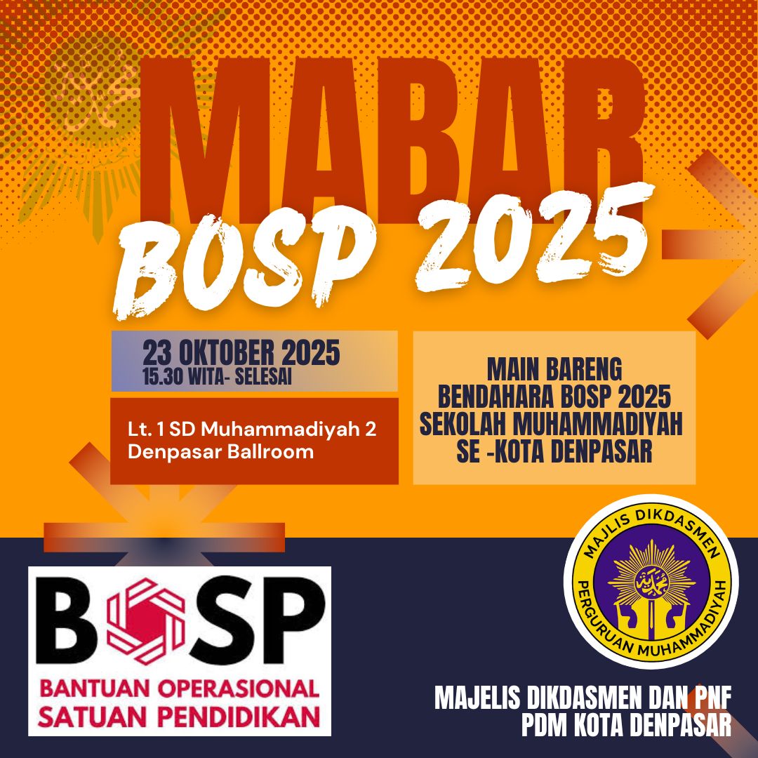 Dikdasmen PDM Kota Denpasar, "SIAP Gembleng Bendahara BOSP AUM"